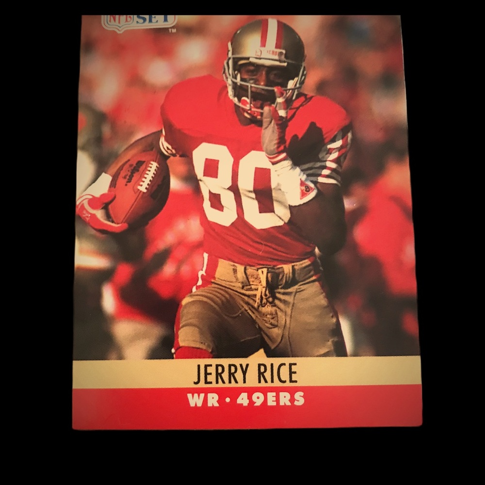 🚨VINTAGE🚨 1990 Jerry Rice Football card
